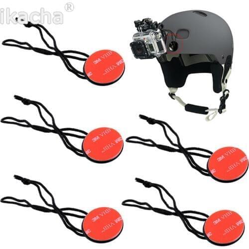 Brand New Safety Insurance Tether Straps With Sticker Mounting Kit For GoPro HD Hero SJ4000 For Xiaomi Yi Camera