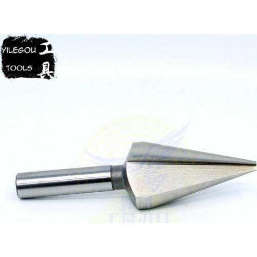 Diameter 16.5mm 20.5mm 25mm 31.5mm HSS Countersink Drill Bit, 3 Blads 30 Angle High-speed Steel Straight Shank Chamfered Cutter