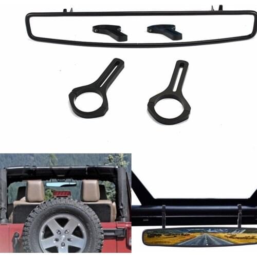 UTV Rear View Center Mirror for Polaris RZR XP 1000 Arctic Cat Wildcat X 1000 Distortion-free Ultra-clear Images Safety Mirro