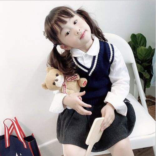 Baby Knit Sweater Vest Kids Boys Cardigan V-Neck Toddler Girl Casual Outerwear