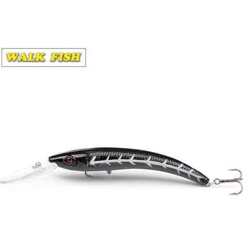 Walk Fish 1Pcs 15.5cm 15.3g Minnow Fishing Lure Hard Artificial Swim Baits Swimbait Crankbait Artificial Bait Lures 4# Hook