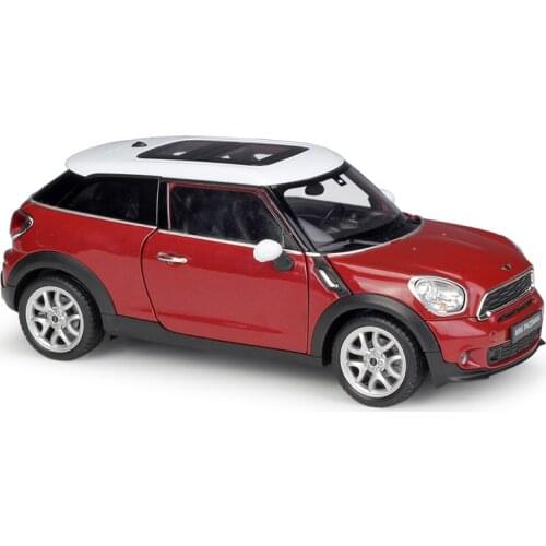 WELLY Diecast 1:24 Scale MINI Cooper S Paceman Metal Vehicle Alloy Toy Model Classic Car For Kids Gift Collection Original Box
