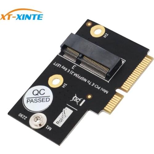 XT-XINTE M.2 for NGFF key E to Half-size Mini PCI-E Adapter for WiFi6 AX200, 9260, 8265 ,8260 ,7265 Card and Y510P Model