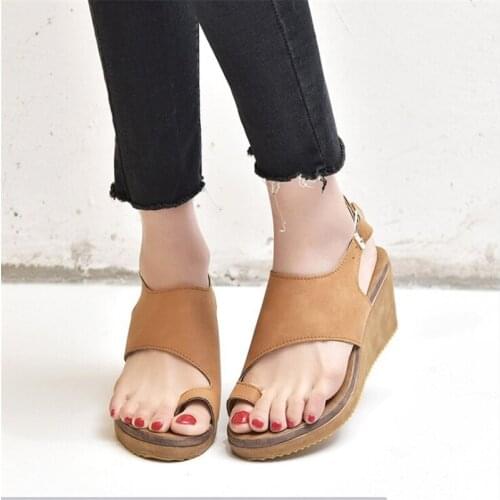 Wedges shoes Women sandals 2019 platform sandals plus size for women high heels flip flop chaussures Femme Platform sandals summ