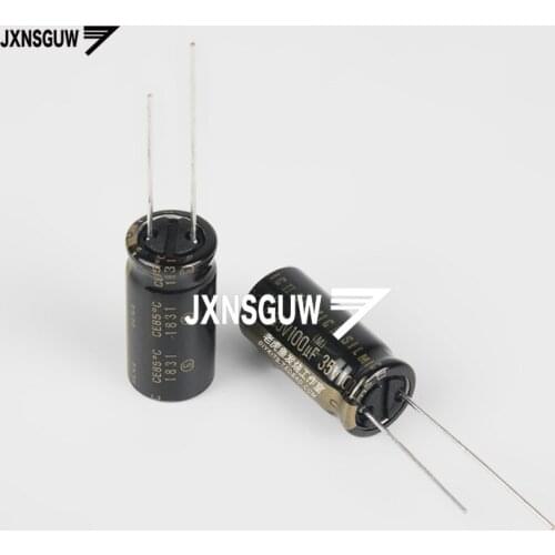 10PCS Original ELNA RFS SILMIC II 35V100UF 10X20MM Silk fiber electrolytic capacitor SILMICII 100UF 35V 85 degrees 100uf/35v