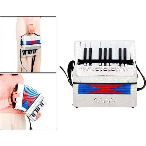 17-Key 8 Bass Musical Instruments, Kids Toys, Kids Accordion Toy for Kids Children Amateur Beginner All Levels Christmas Gift