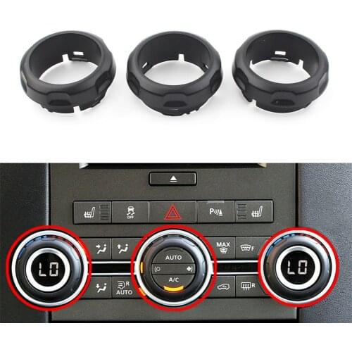 3X Car Air Conditioning Panel Knob Central Control For Land Rover LR4 Discovery 4 Range Rover Sport