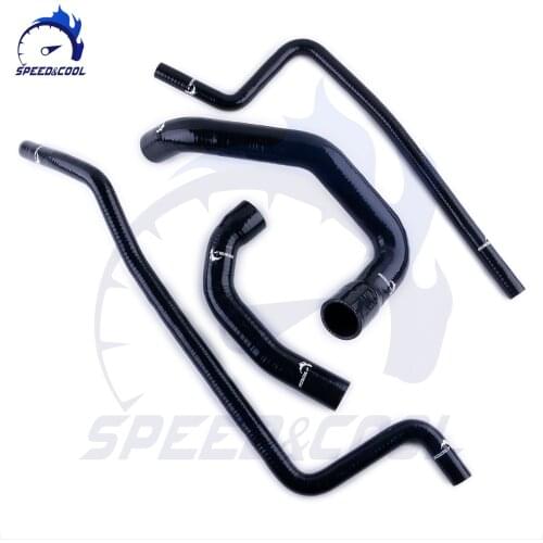 Car Silicone Radiator Coolant Hose Kit For Jeep Wrangler TJ 4.0L 1997-2001 High Performance Pressure