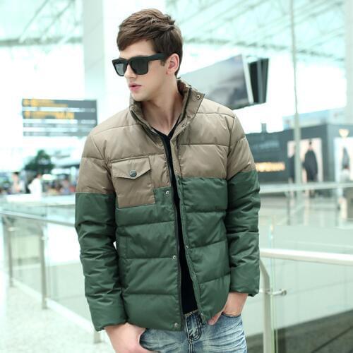 Plus size (Bust 160 cm) Mens large yards Mens down jacket winter White duck down