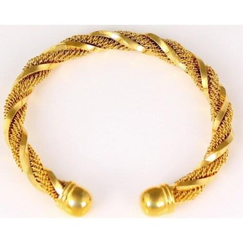 9 CT 10 K YELLOW GOLD FILLED KIDS CHILDS TORQ BRACELET TORQUE BANGLE GIFT BOX TWISTED BANGLE OPEN POLISHED SATIN HINGED YOUNG