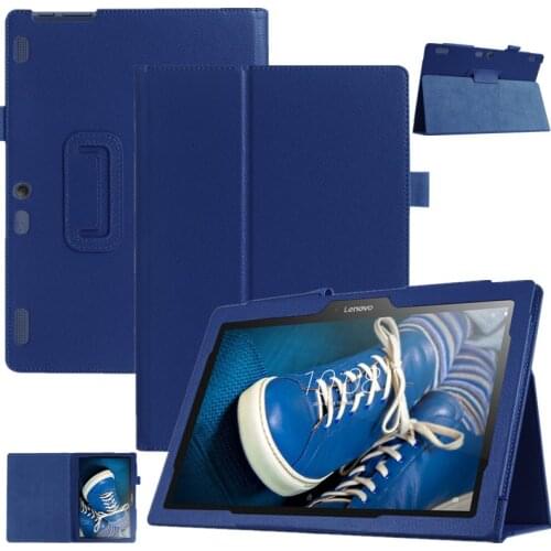 Case for Lenovo A10-30F X30F A10-70 10.1" PU Leather Protective Shell Case For Lenovo Tb2-x30f Tab2 A10-30 X30f 10.1 +Film + Pen