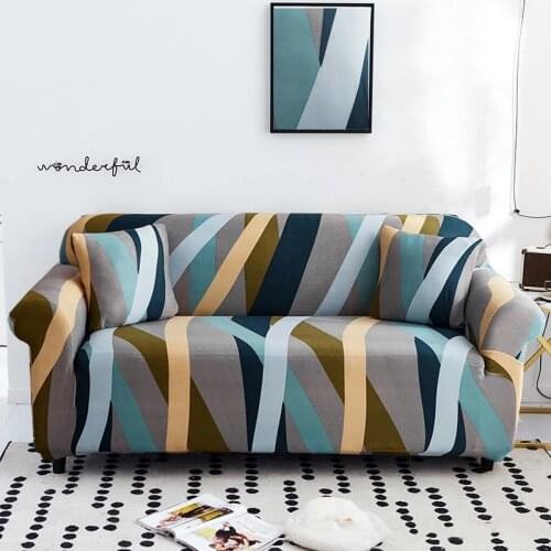 1/2/3/4 Seater Stretch Plaid Sofa Slipcover Elastic Sofa Covers for Living Room Funda Sofa Chair Couch Cover Home Decor Bouncy