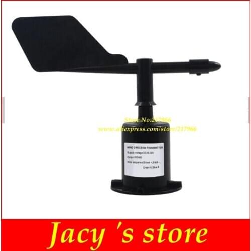 DC10-30V Wind Speed Sensor 0-360degree Polycarbonate Wind direction sensor Anemometer Speed Measuring Tool