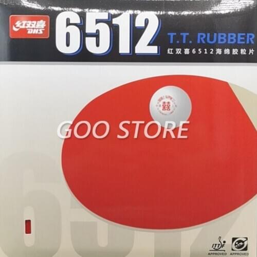 2020 New DHS 6512 Classic Table Tennis Rubber (Allround Type) Original DHS 6512 Ping Pong Sponge