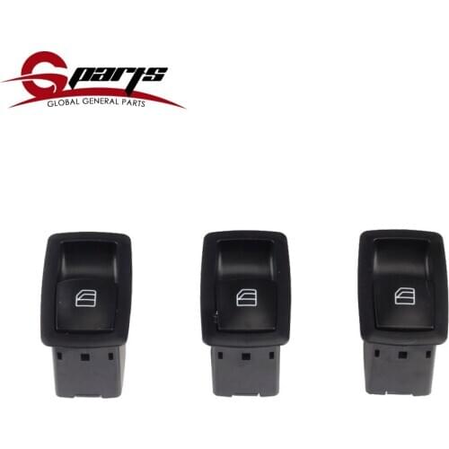 G-Parts 3 Pcs Car Passenger Power Window Control Switch For Mercedes-Benz ML GL R Class W164 2007-2012 2518200510 A2518200510