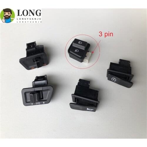 Motorcycle Start Switch Horn Light Turn Signal High Low Beam Button Switch Connecters For Honda Suzuki Scooter ATV Moped Part
