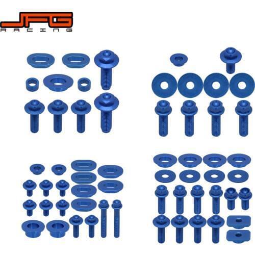 Motorcycle Aluminum Front Rear Fender Number Plante Radiator Shrouds Seat Side Panels For YAMAHA YZ250F 2014-2018 YZ450F 14-17