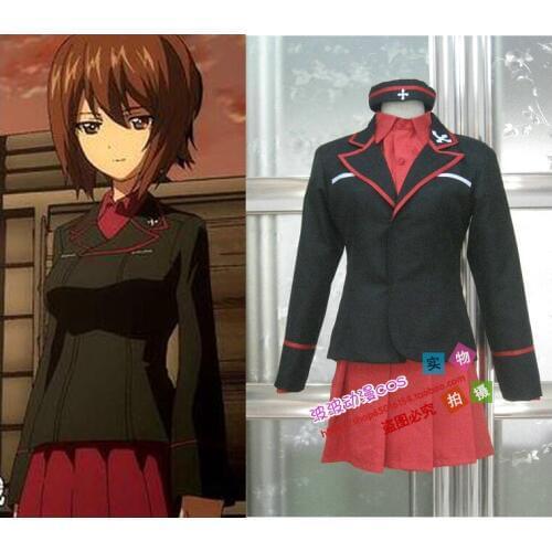 2016 GIRLS and PANZER Maho Nishizumi Uniform New Cosplay Costumes Halloween Christmas