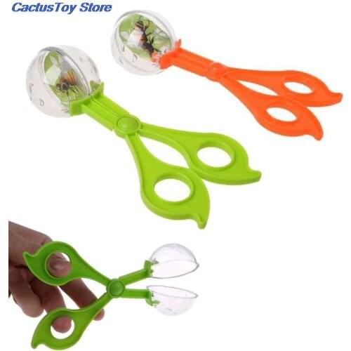 New Cute Nature Exploration Toy Kit for Kids Children School Plant Insect Biology Study Tool Set Plastic Scissor Clamp Tweezers
