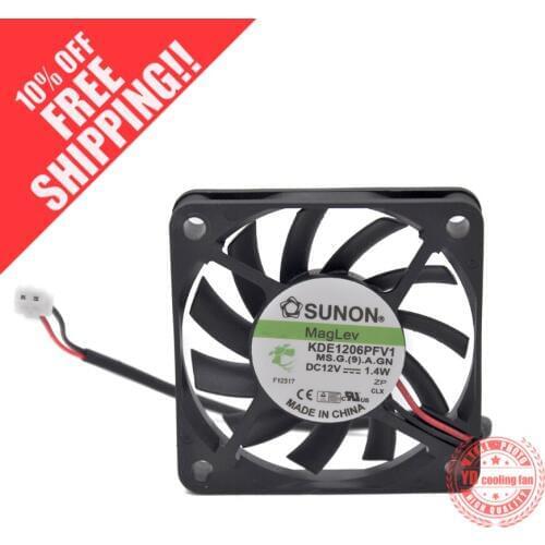 Brand new SUNON KDE1206PFV1 6010 12V 6CM Ultra thin silence cooling fan