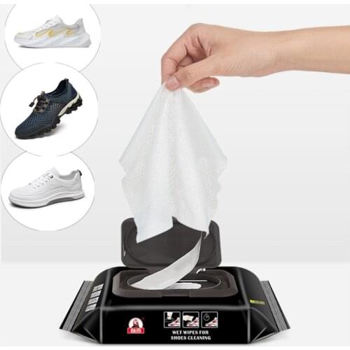 Disposable Portable Shoe Wet Wipes，Sports Shoes Small White Shoe Artifact Cleaning Tools Care Shoes Useful Fast Scrubbing Wipes