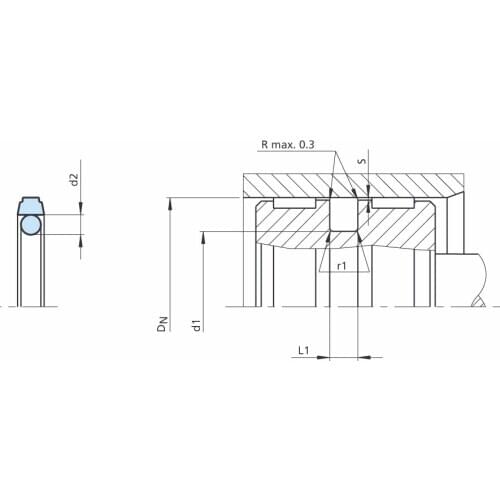 PTFE+40%Bronze+Molybdenum +NBR 139x160x8.1 Piston Buffer seal Glyd ring PTFE+40%Bronze+Molybdenum +NBR
