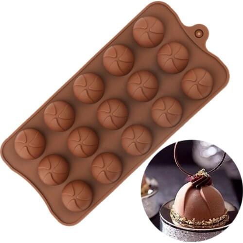 Silicone Chocolate Mold Half Spherical Shape Food Grade Silicone Non-stick For Chocolate Candy Fudge Cake Decoration Jelly