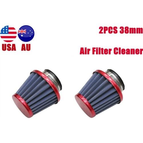 2PCS 38mm Air Filter Cleaner For 50cc 110 125cc Dirt Bike Honda CT90 CT110 ATC110 ATV Quad GY6 Moped Scooter