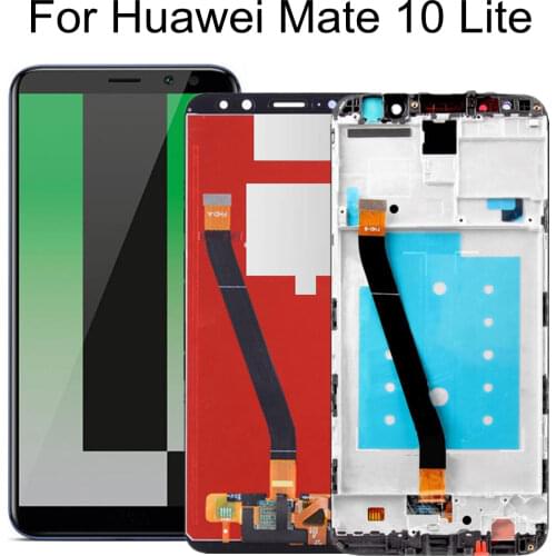 Nova 2i RNE-L21 LCD Display For HUAWEI Mate 10 Lite LCD Display Touch Screen with Frame For HUAWEI Mate10 Lite LCD Screen