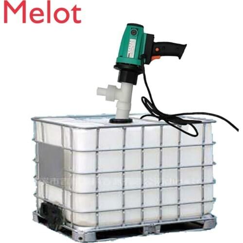 1.1KW Chemical Corrosion Resistant Oil Transfer Pump RPP Plastic Barrel Pump Hydrochloric/Sulphuric acid Electrical Liquid Pump