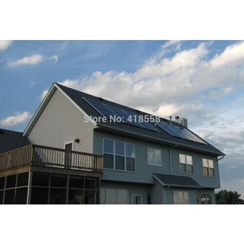 1KW on grid system factory technical support 1kw grid tie system for home mono solar panel 100w 10pcs 1kw grid tie inverter