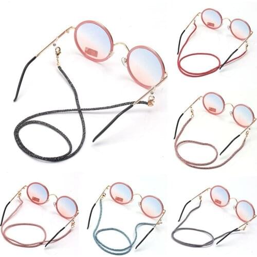 1Pcs Vintage Nylon Glasses Holder Women Men Fashion Black Sunglasses Eyeglass Neck Cord Retainer Strap Eyewear Spectacles Holder