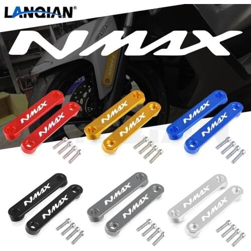 For Yamaha NMAX 155 Motorcycle Aluminum Front Axle Coper Plate Decorative Cover NMAX 155 NMAX155 2017 2018 Accessories