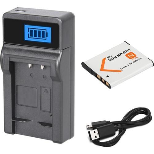 Battery+Charger for Sony Cyber-shot DSC-WX100,DSC-WX150,DSC-WX170,DSC-WX200,DSC-WX220, DSC-TX100V, TX200V, TX300V Digital Camera