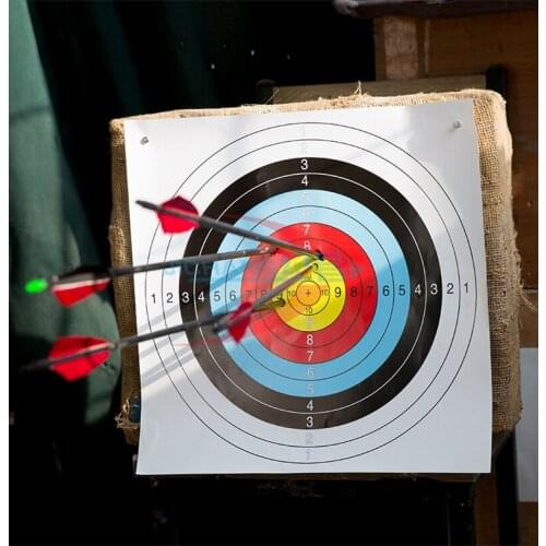 Paper Targets Portable 1PC Practical Hunting Accessories For Beginner Useful Profession Gauge Training Archery Target