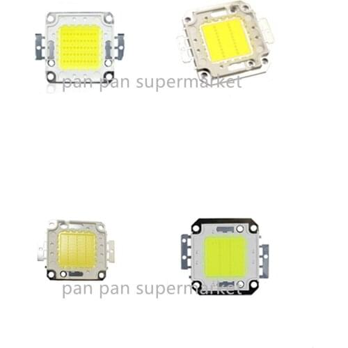 High Power Epistar Cob Led Integrated Chip 12V - 15V 10W 20W 30W 50W SMD White Chips for Floodlight Lawn lights Spotlight