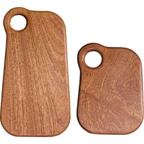 Ebony Wood Cutting Board Board Kitchen Chopping Board Solid Wood Rootstock Lacquerless Food Serving Tray