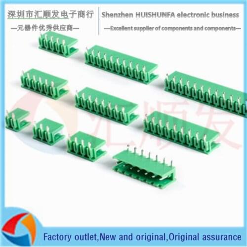 KF2EDGR-5.08 Curved pin socket 300V/10A 5.08mm pitch plug-in terminal