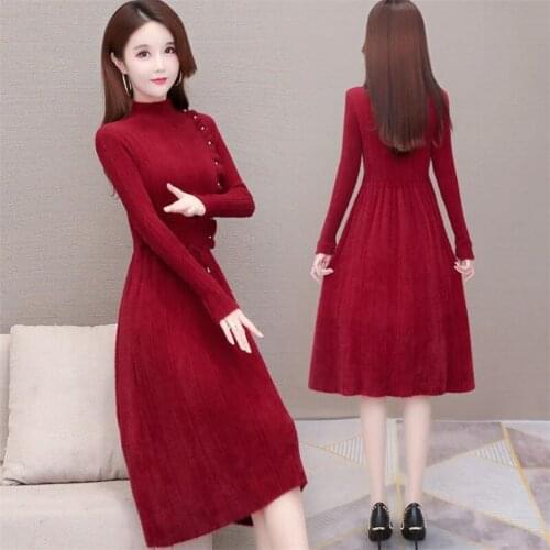 Модные трикотажные платья GIOIO China At AliExpress