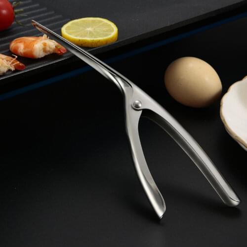 Shrimp Peeler Stainless Steel Prawn Peeler Creative Shrimp Deveiner Prawn Cleaner Knife Seafood Tools Kitchen Cooking Gadgets