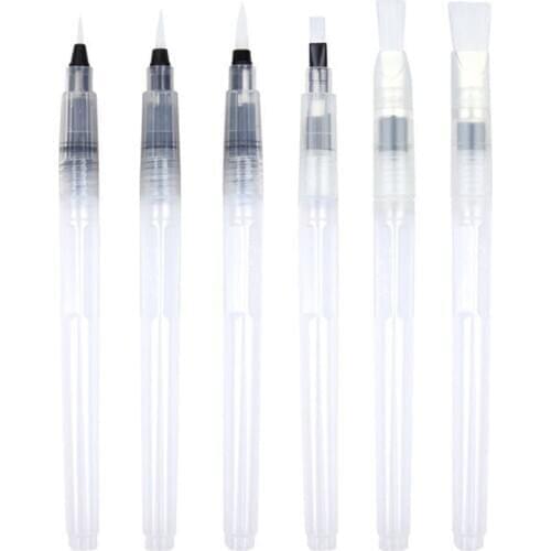 6pcs Water Color Brush Pen Soft Watercolor For Beginner Painting Drawing Art Supplies NK-Shopping