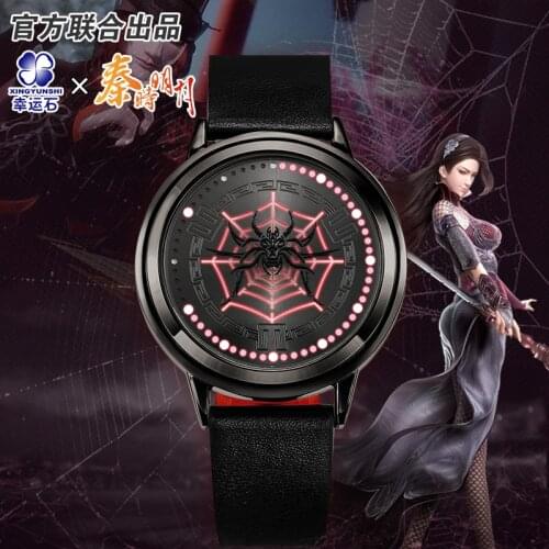 The Legend of Qin LED Watch Waterproof Comics Role Watch Anime Character Spider New Arrival Action Figure Gift