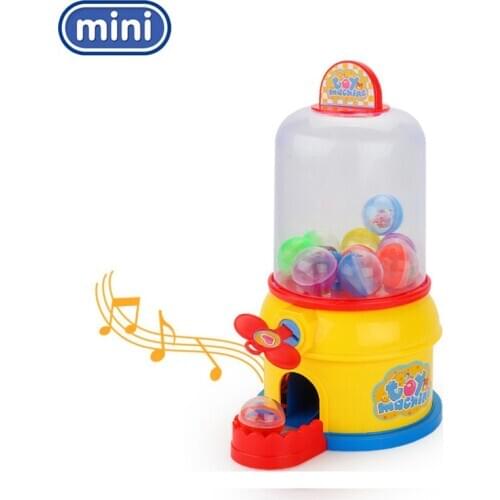 Mini Automatic Lottery Machine Simulation Childrens Dollhouse Gashapon Machine Girl Toy Birthday Gift