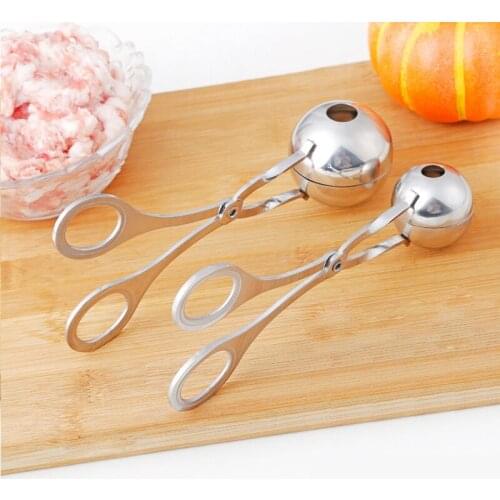 Multifunction Stainless steel meatball maker Meatball clip diy fishball mold Food clip Kitchen creative pill maker