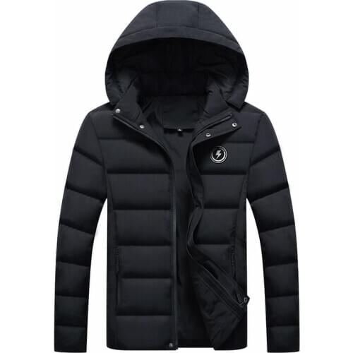 2021 Snow Cold Winter Jacket Men Thicken Fleece Hooded Parka Coat Men Warm Jackets Windbreaker Coats Plus Size M-8XL