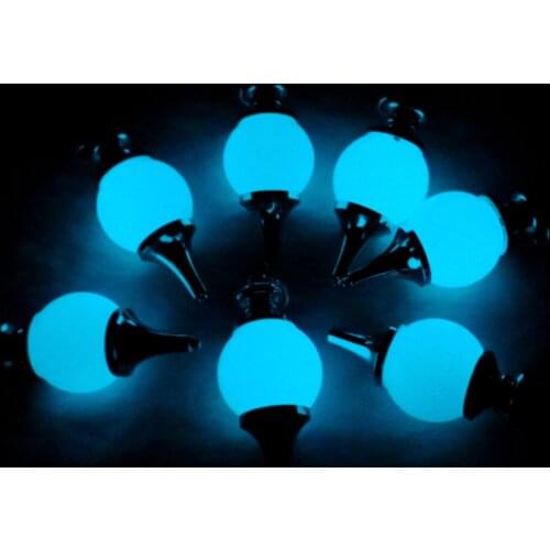 Natural stone Turquoises Quartz Crystal tiger eye lapis Glow in the Dark Luminous Stone pendant for diy Jewelry making necklace