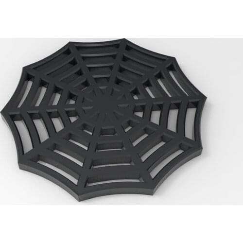 Spider web coasters mold cement gypsum coasters silicone mold creative new coasters home decoration silicone mold