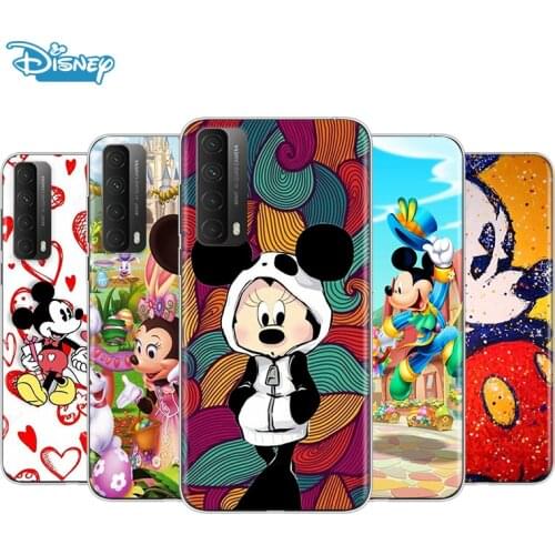 Transparent Cover Mickey Minnie lovely For Huaeri Y9S Y9A Y9 Y8P Y8S Y7 Y7A Y7P Y6P Y6S Y6 Y5P Y5 Pro Phone Case