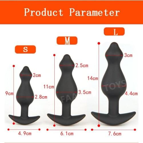 Silicone Mini Anal Plug Sextoys For Beginner Adult Products Butt Plug Dildos G-spot Prostate Massager Anal Beads Erotic Products