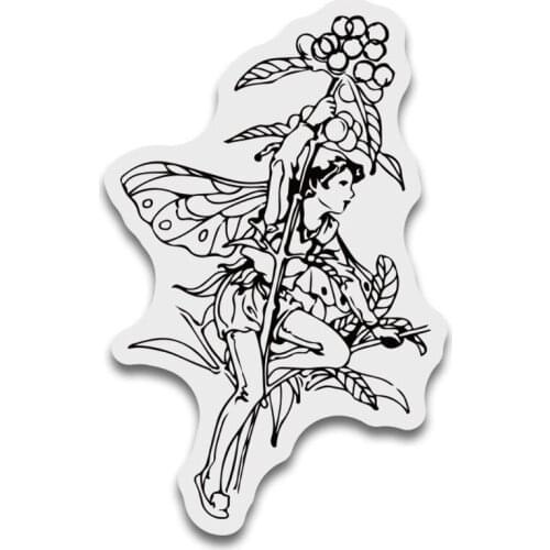 Fruit Fairy Silicone Clear Seal Stamp DIY Scrapbooking Embossing Photo Album